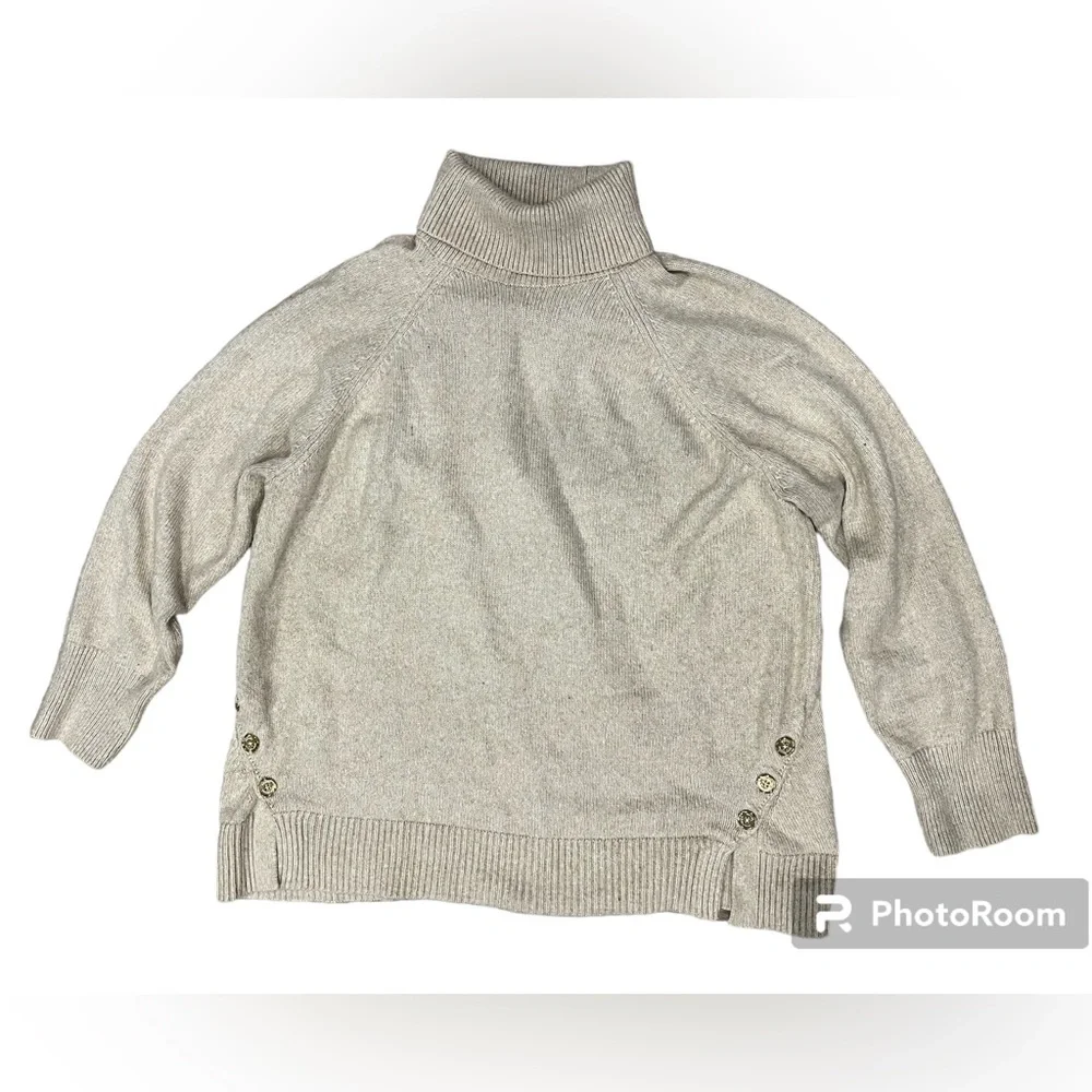 Michael Kors Cream Turtleneck Sweater Size M
